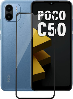 Flipkart SmartBuy Edge To Edge Tempered Glass for POCO C50(Pack of 1)