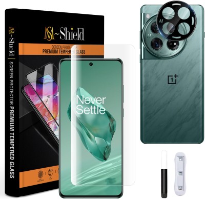 MS-Shield Edge To Edge Tempered Glass for OnePlus 12 5G, With Camera Lens Protector(Pack of 1)