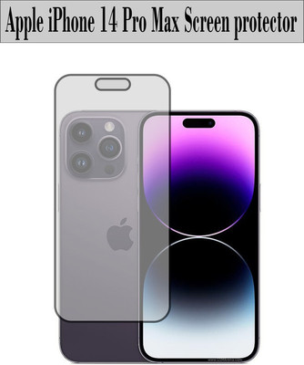 VPrime Edge To Edge Tempered Glass for Apple iPhone 14 Pro Max [Bubble Proof](Pack of 1)