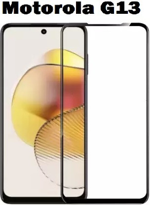 welldesign Edge To Edge Tempered Glass for Moto G13, MOTOROLA Moto G13, MOTOROLA G13(Pack of 1)