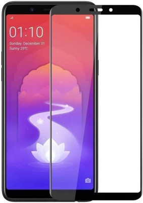 CVWOAKS Edge To Edge Tempered Glass for Oppo F5(Pack of 1)