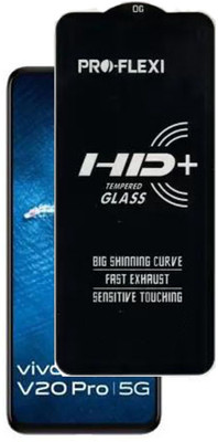 SM Styles Edge To Edge Tempered Glass for Vivo V20 Pro(Pack of 1)