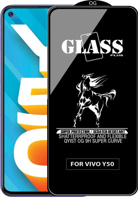 Qyist Edge To Edge Tempered Glass for VIVO Y50(Pack of 1)
