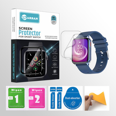 ARBAN Edge To Edge Tempered Glass for Fire-Boltt Hulk 1.78 inch Smartwatch 2 PROTECTOR + 2 WIPES + 2 DUST REMOVAL STICKER + 1 WIPER(Pack of 2) ARBAN Edge To Edge Tempered Glass for Fire-Boltt Hulk 1.78 inch Smartwatch 2 PROTECTOR + 2 WIPES + 2 DUST REMOVAL STICKER + 1 WIPER(Pack of 2)