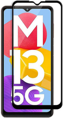 SM Styles Edge To Edge Tempered Glass for Samsung Galaxy M13 5G/Samsung M13 5G(Pack of 1)