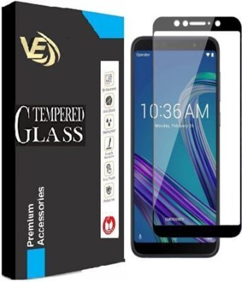 VILLA Edge To Edge Tempered Glass for Asus Zenfone Max Pro M1, OG Tempered Glass(Pack of 1)