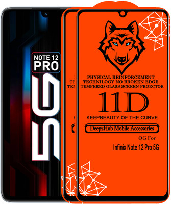 DeepzHub Edge To Edge Tempered Glass for Infinix Note 12 Pro 5G(Pack of 2)