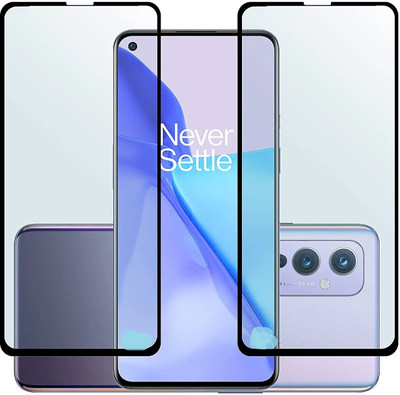 9H Edge To Edge Tempered Glass for OnePlus 9 5G / OnePlus 9R 5G / OnePlus 8T-11D Glass -Edge-to-Edge Full Screen Coverage with Easy Installation Kit (Anti-Scratch)-11D(Pack of 2)
