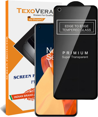 TEXOVERA Edge To Edge Tempered Glass for Oneplus 9, Oneplus 9R, Oneplus 8T(Pack of 1)
