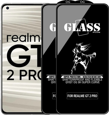 Qyist Edge To Edge Tempered Glass for REALME GT 2 PRO(Pack of 2)