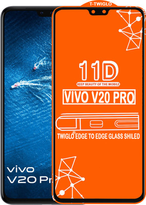 TWIGLO Edge To Edge Tempered Glass for VIVO V20 PRO(Pack of 1)