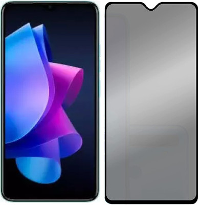 KARTRAY Edge To Edge Tempered Glass for Tecno Spark GO 2020, Tecno Spark 6 Go, Tecno Spark 7, Tecno Spark 8, Tecno Spark 8T, Tecno Spark 8C, Privacy Glass(Pack of 1)