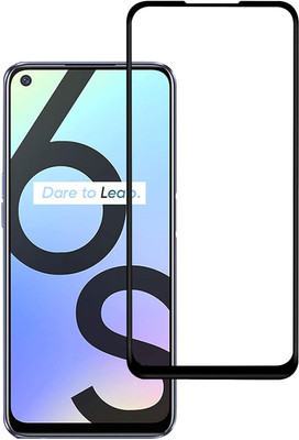 EITANSHA CREATION Edge To Edge Tempered Glass for realme 6s, Realme 6s(Pack of 1)