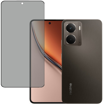 KARTRAY Edge To Edge Tempered Glass for Realme P3 5G, Privacy Glass(Pack of 1)
