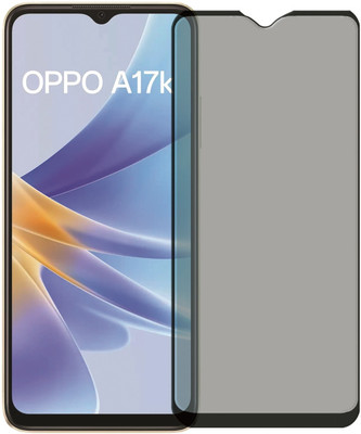 GLOBAL NOMAD Edge To Edge Tempered Glass for OPPO A17k(Pack of 1)