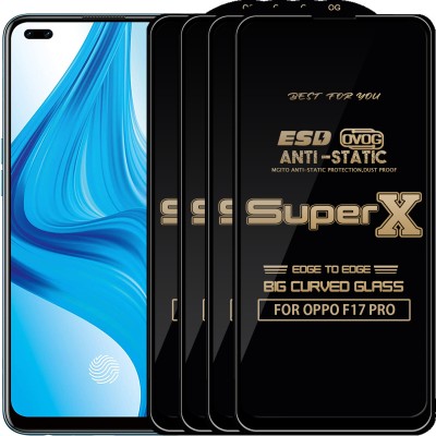 MGito Edge To Edge Tempered Glass for OPPO F17 PRO(Pack of 4)