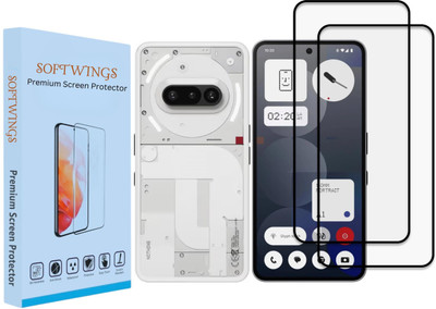 SOFT WINGS Edge To Edge Tempered Glass for NOTHING 3A 5G,nothing 3a 5g(Pack of 2)