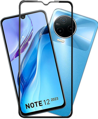 HUPSHY Edge To Edge Tempered Glass for Infinix Note 12 (2023)(Pack of 1)