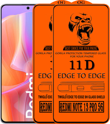 TWIGLO Edge To Edge Tempered Glass for REDMI NOTE 13 PRO 5G(Pack of 3)