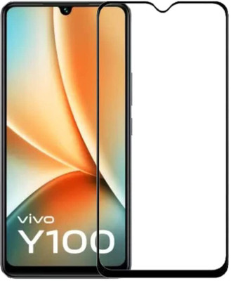 SMART TELECOM Edge To Edge Tempered Glass for Vivo y100 5G, Vivo y100e 5g(Pack of 1)