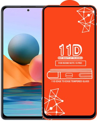 Qyist Edge To Edge Tempered Glass for Redmi Note 10 Pro(Pack of 1)