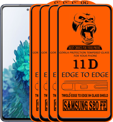 TWIGLO Edge To Edge Tempered Glass for SAMSUNG S20 FE(Pack of 4)