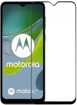 O2MG Edge To Edge Tempered Glass for MOTOROLA e13, MOTO e13(Pack of 1)