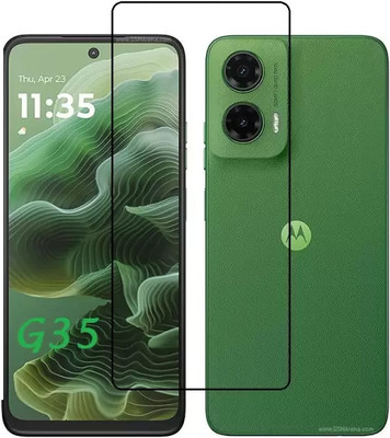 Flipkart SmartBuy Edge To Edge Tempered Glass for Motorola G35 5G, Moto G35 5G(Pack of 1)