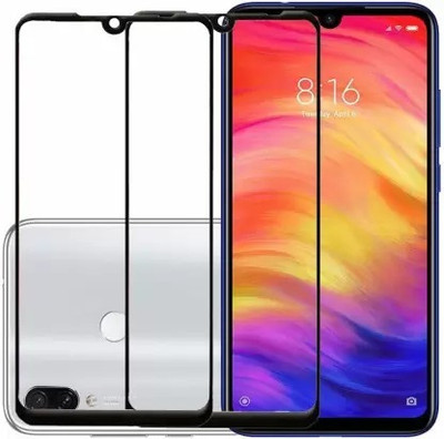 spaziogold Edge To Edge Tempered Glass for Redmi Note 7(Pack of 2)