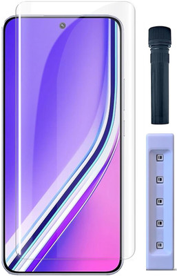 4 YARDS Edge To Edge Tempered Glass for Realme P3 Pro 5G (UV)(Pack of 1)