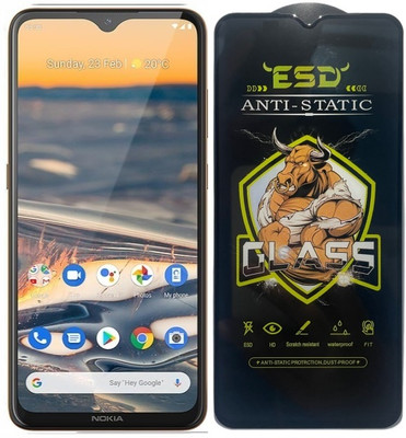 TELESHIELD Edge To Edge Tempered Glass for Nokia 5.3, ESD Glass, ESD Protector, Edge to Edge, Screen Protector(Pack of 1)