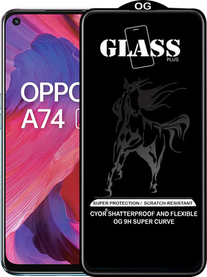 CYOR Edge To Edge Tempered Glass for OPPO A74 5G(Pack of 1)