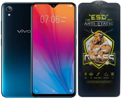 Resolute Edge To Edge Tempered Glass for Vivo Y91i, ESD Tempered Glass, ESD Screen Protector, Anti Static, Screen Protector(Pack of 1)