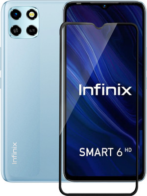 Flipkart SmartBuy Edge To Edge Tempered Glass for Infinix Smart 6 HD(Pack of 1)