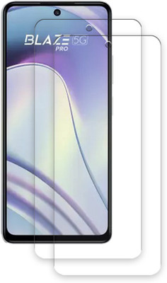 ARBAN Edge To Edge Tempered Glass for LAVA Blaze Pro 5G TEMPERED GUARD FRONTP2(Pack of 2)