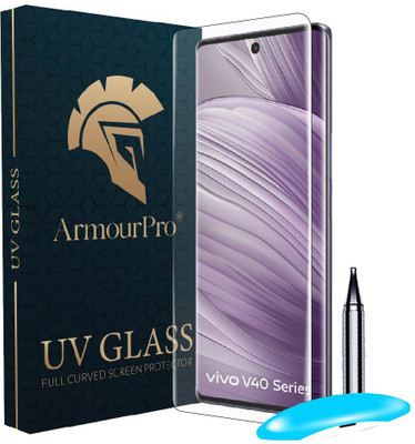 ArmourPro Edge To Edge Tempered Glass for Vivo V40 5G, Vivo V40, Vivo V40 Pro 5G, Vivo V40 Pro(Pack of 1)