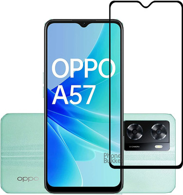 NIMMIKA ENTERPRISES Edge To Edge Tempered Glass for Oppo A57 2022 D+ Tempered Glass(Pack of 1)