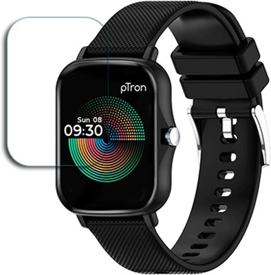 ARBAN Edge To Edge Tempered Glass for pTron Force X10e Smartwatch with 1.7 inch SMARTWATCH SCREEN GUARD(Pack of 1)
