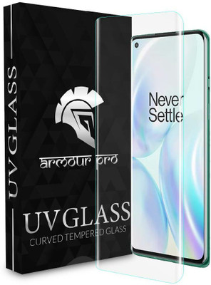 ArmourPro Edge To Edge Tempered Glass for OnePlus 8, One Plus 8, 1+ 8 (UV Glass)(Pack of 1)