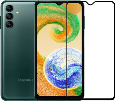 INFINITYWORLD Edge To Edge Tempered Glass for Samsung Galaxy A04s(Pack of 1)