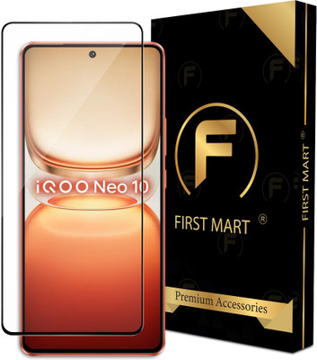 FIRST MART Edge To Edge Tempered Glass for IQOO Neo 10 5G, IQOO Neo 10(Pack of 1)