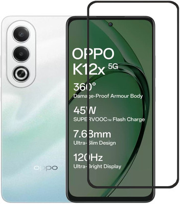 Flipkart SmartBuy Edge To Edge Tempered Glass for OPPO K12x 5G, OPPO K12x, Oppo K12x(Pack of 1)