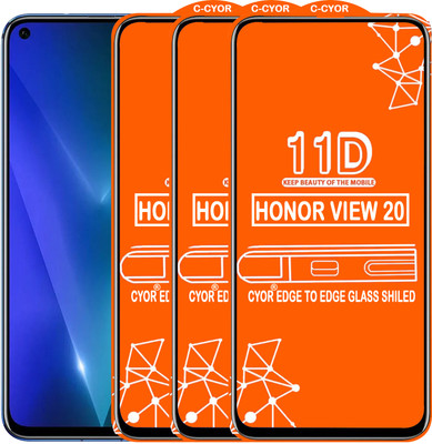 CYOR Edge To Edge Tempered Glass for HONOR VIEW 20(Pack of 3)