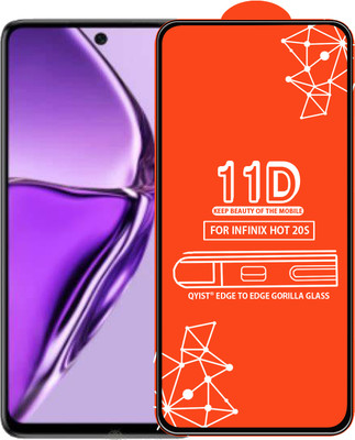 Qyist Edge To Edge Tempered Glass for Infinix Hot 20S(Pack of 1)