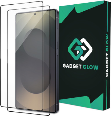 Gadget Glow Edge To Edge Tempered Glass for Samsung Galaxy S25 Ultra 5G, Samsung Galaxy S25 Ultra, Samsung S25 Ultra 5G, Samsung S25 Ultra(Pack of 2)