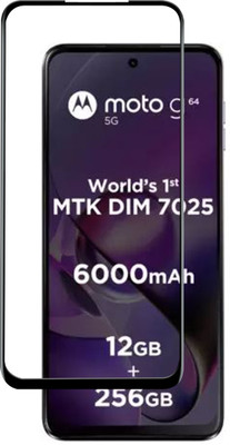 VAlight Edge To Edge Tempered Glass for MOTOROLA g64 5G, MOTOROLA MOTO g64 5G, Moto g64 5G, Motorola g64 5G(Pack of 1)