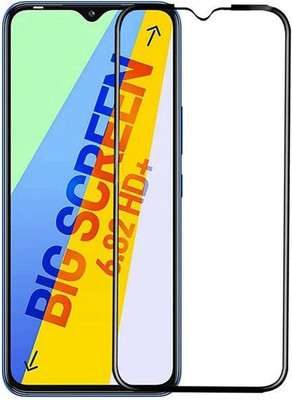 VISHRN Edge To Edge Tempered Glass for INFINIX SMART 6 PLUS(Pack of 1)