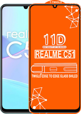 Flipkart SmartBuy Edge To Edge Tempered Glass for REALME C51(Pack of 1)