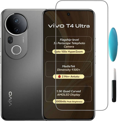 Chronic Edge To Edge Tempered Glass for vivo T4 Ultra 5G(Pack of 1)