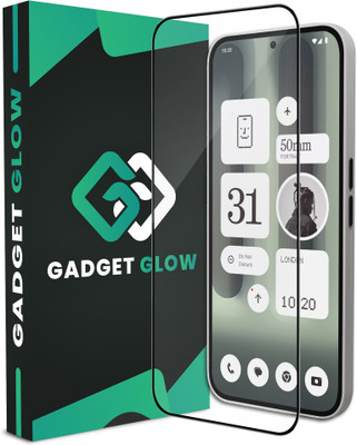 Gadget Glow Edge To Edge Tempered Glass for Nothing Phone (2A) Plus, Nothing (2A) Plus, Nothing Phone 2A Plus, Nothing 2A Plus, Nothing 2A +(Pack of 1)